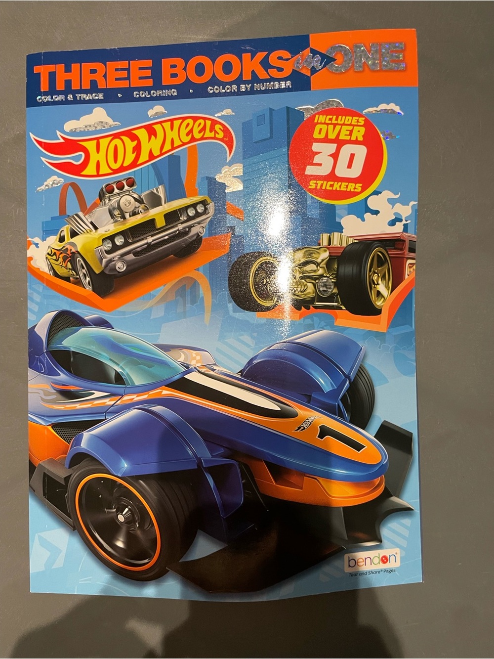 Hot Wheels 3-in-1 Activity Book New